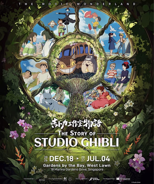 Visit Singapore from December 2026 to July 2027 and experience The Story of Studio Ghibli at the Gardens by the Bay